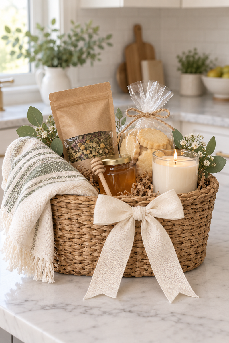 Gift baskets handmade by Comfort & Joy Gift Baskets